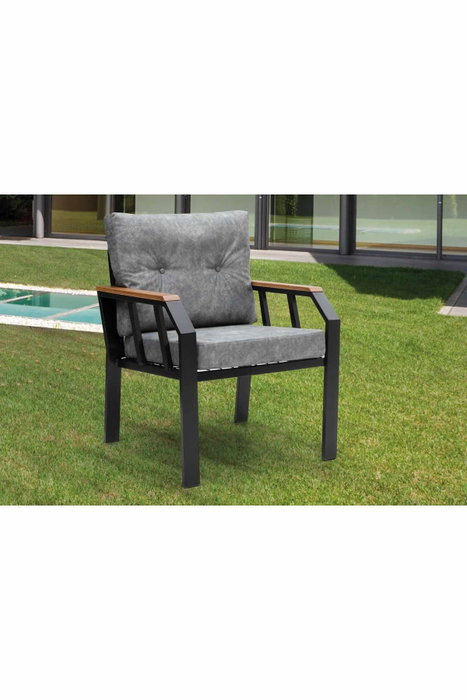 Hanah Home Nergiz 2+1+1 - Gris, Gris Oscuro Hanah Home Nergiz 2+1+1 - Gris, Gris Oscuro